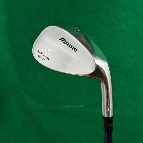 Mizuno MP Series Chrome 56-11 56 Sand Wedge Mizuno Exsar Blue Graphite Regular