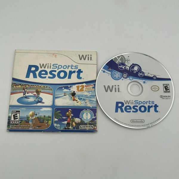 Wii Sports Resort (Nintendo Wii, 2009) w/ Cardboard Sleeve No Manual