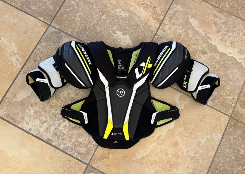 Senior Large Warrior ALPHA LX PRO Shoulder Pads  (Used)