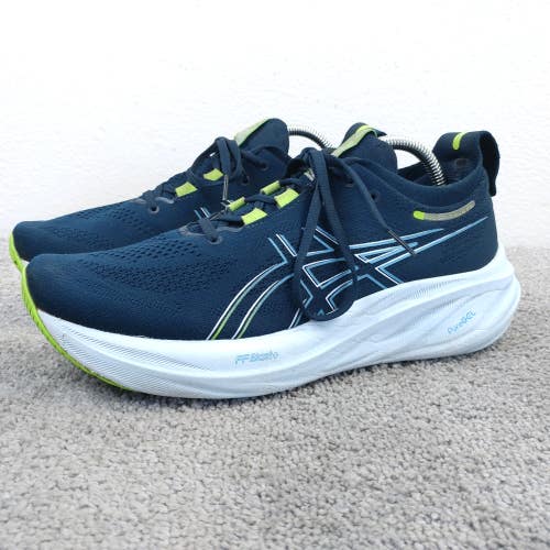 Asics Gel-Nimbus 26 Mens Size 9 Running Shoes Blue Athletic Sneakers 1011B794