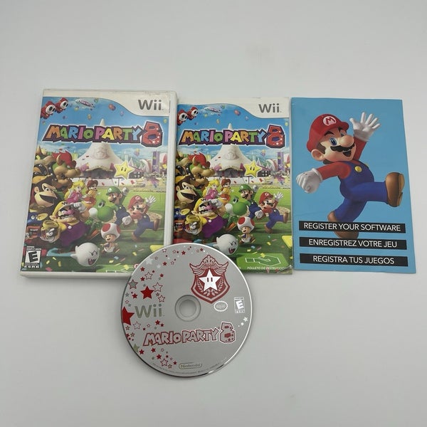 Mario Party 8 (Nintendo Wii, 2007) Complete CIB W/ Manual - Tested