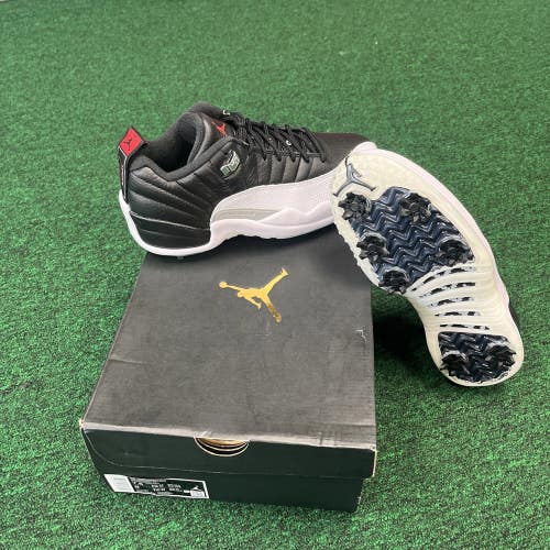 Nike Air Jordan XII Low G Men's Sneakers Spiked Leather Golf Shoes Size 7.5