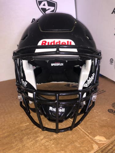 USED RIDDELL FLEX ADULT HELMET - MEDIUM - FLAT BLACK - REJECTED