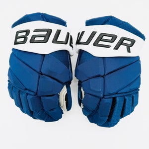 Bauer Vapor Hyperlite Hockey Gloves-13"-Grey Clarino Palms-Custom Short Cuffs