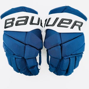 Bauer Vapor Hyperlite Hockey Gloves-13"-Grey Clarino Palms-Custom Short Cuffs