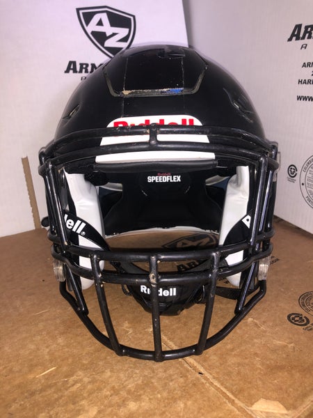 USED RIDDELL FLEX ADULT HELMET - MEDIUM - FLAT BLACK