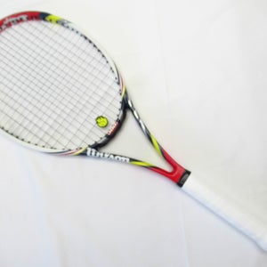 WILSON BLX STEAM 100 TENNIS RACQUET (4 1/4) JAPAN DEALER DEMO. NEW GRIP!!