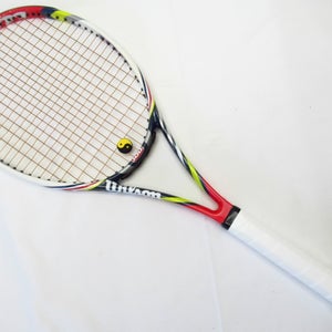 WILSON BLX STEAM 100 TENNIS RACQUET (4 1/4) JAPAN DEALER DEMO. NEW GRIP!!