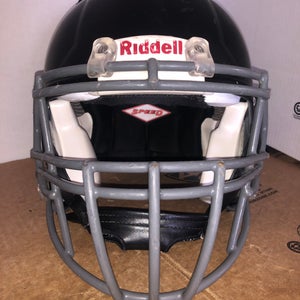 USED RIDDELL SPEED ADULT HELMET - MEDIUM - FLAT BLACK