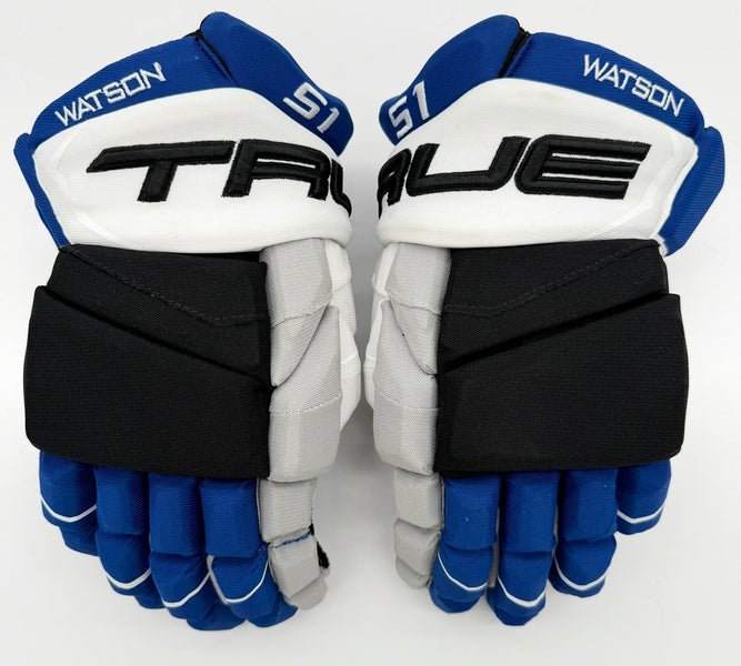 Nearly New NHL Pro Stock True Catalyst Hockey Gloves-13"-Single Layer Palms