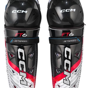 NEW CCM Jetspeed FT6 Shin Pads 15"