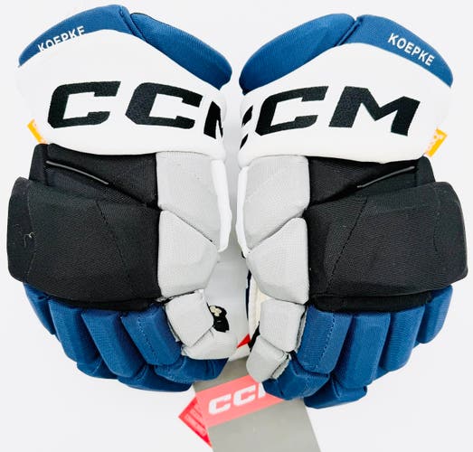 New CCM Jetspeed FT1 Hockey Gloves-14"-Single Layer Palms