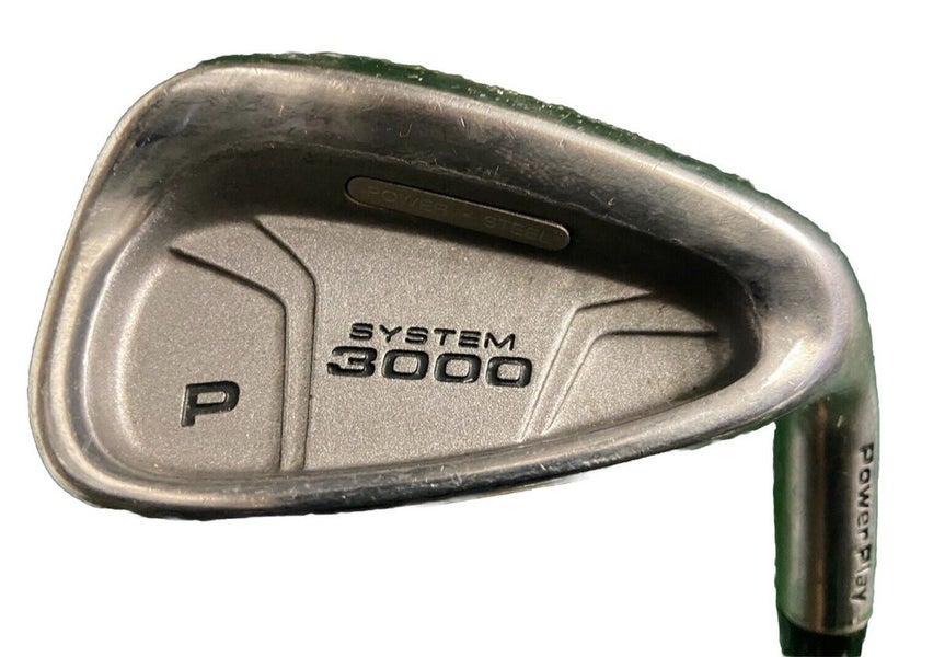 Power Play System 3000 Pitching Wedge RH Men's Stiff Steel 35.5" New Karma Grip