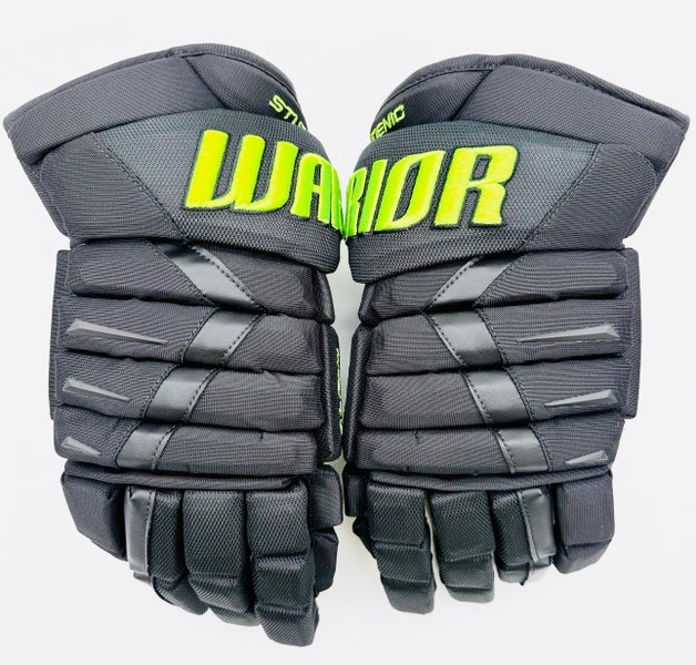New Dallas Stars BLACKOUT Warrior Alpha DX Hockey Gloves-14"-Single Layer Palms