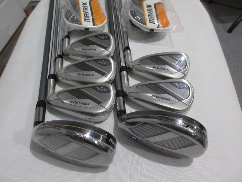 Callaway Mavrik Iron Set - 4H, 5H, 6-PW - Regular Flex Graphite & Steel - NEW
