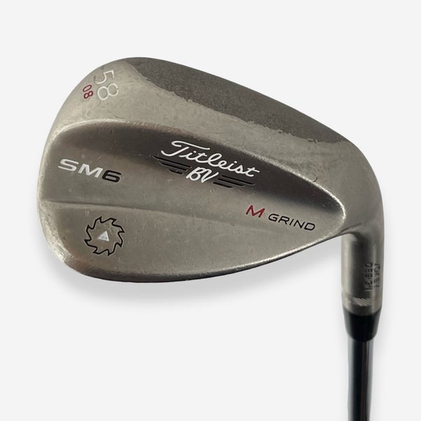 Titleist Vokey SM6 M Grind 58° 08 Bounce Right Handed Stiff Flex Steel Shaft