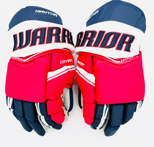 New Washington Capitals Warrior Covert QRE Pro Hockey Gloves-15"-Single Layer Palms