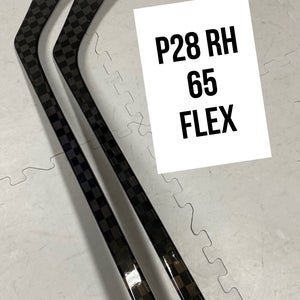 Senior(2x)Right P28 65 Flex 66” PROBLACKSTOCK Unbranded Blackouts Pro Stock Nexus Hockey Sticks