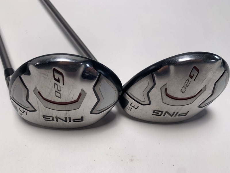 Ping G20 3 & 5 Fairway Wood Set 15* 18* TFC169F Soft Regular Senior RH
