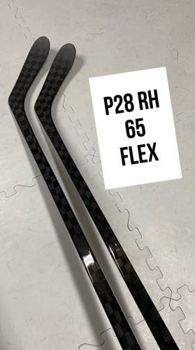 Senior(2)Right P28 65 Flex 63” PROBLACKSTOCK Unbranded Blackouts Pro Stock Nexus Hockey Sticks