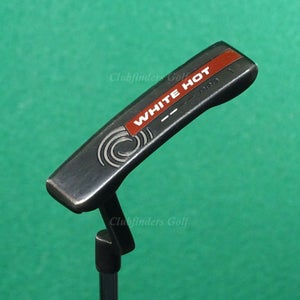 LH Odyssey White Hot Pro #1 Black 34" Plumbers-Neck Blade Putter w/ HC