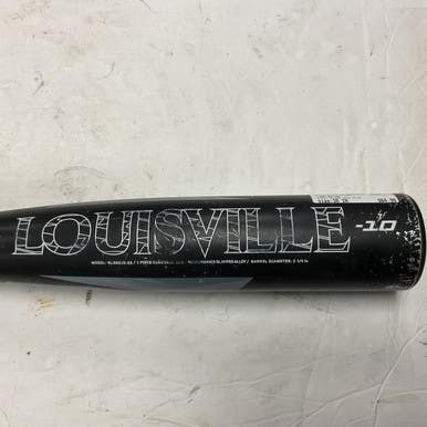 Used Louisville Slugger SLS6X10-22 BB/SB USSSA 2 3/4 Bat Black And Grey 30" 11855-S000187440