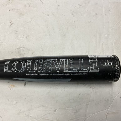 Used Louisville Slugger SLS6X10-22 BB/SB USSSA 2 3/4 Bat Black And Grey 30" 11855-S000187440