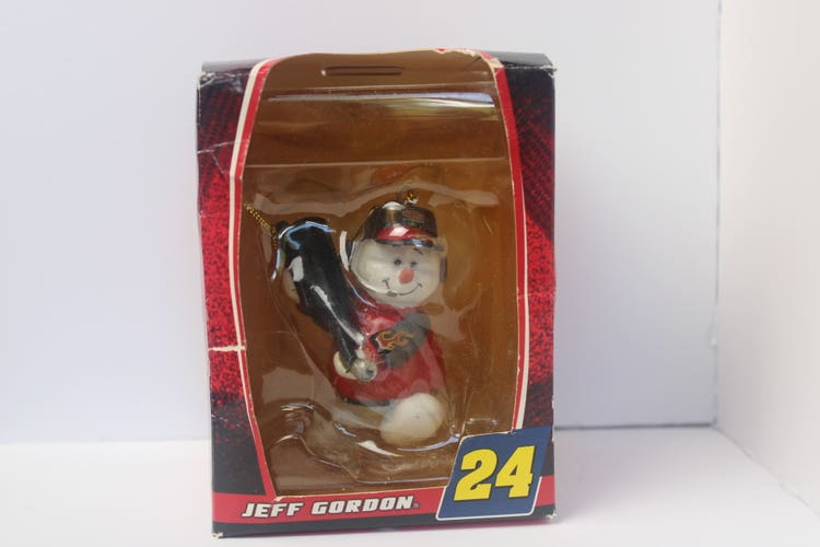 Trevco Nascar Jeff Gordon Collectible Snowman Ornament 2007