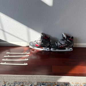 2021 CCM Jetspeed FT480 Hockey Goalie Skates Regular Width  9.5 (Used)