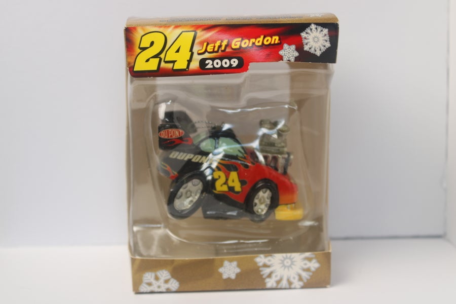 Trevco Nascar Jeff Gordon Collectible Big Car Ornament 2009