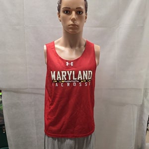 Maryland Terrapins Lacrosse Under Armour Reversible Practice Jersey M NCAA