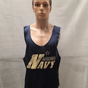 Navy Midshipmen Lacrosse Reversible Practice Jersey XL NCAA
