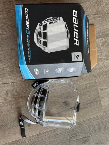 Large Bauer Concept 3 Full Shield Full Cage (Used)