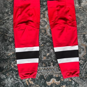 Red Large Senior CCM Edge Socks Pro Stock NJ Devils (New)
