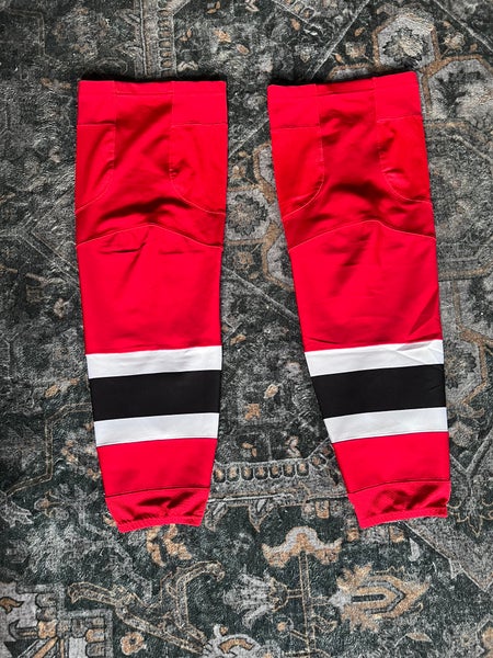 Red Large Senior CCM Edge Socks Pro Stock NJ Devils (New)