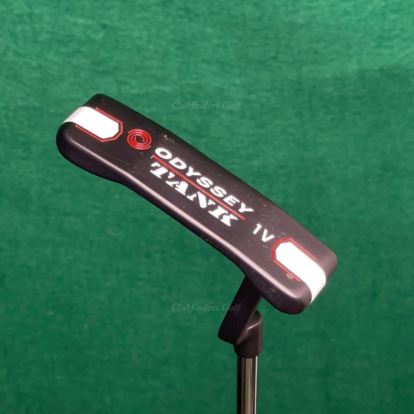 Odyssey Tank 1V Versa 38" Plumber's-Neck Blade Putter Golf Club
