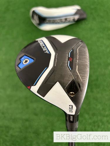 Cobra King Aerojet 15 Degree Fairway 3 Wood w Headcover / Regular