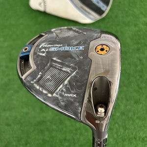 Callaway Paradym Ai Smoke Max 9.0 Driver w Headcover / Stiff