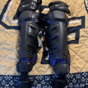 Nike Vapor Pro Catchers Leg Guards Black/Purple 15”