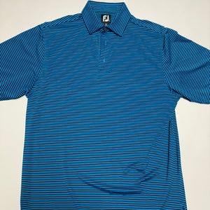 Blue Medium/Large Men's Footjoy Shirt