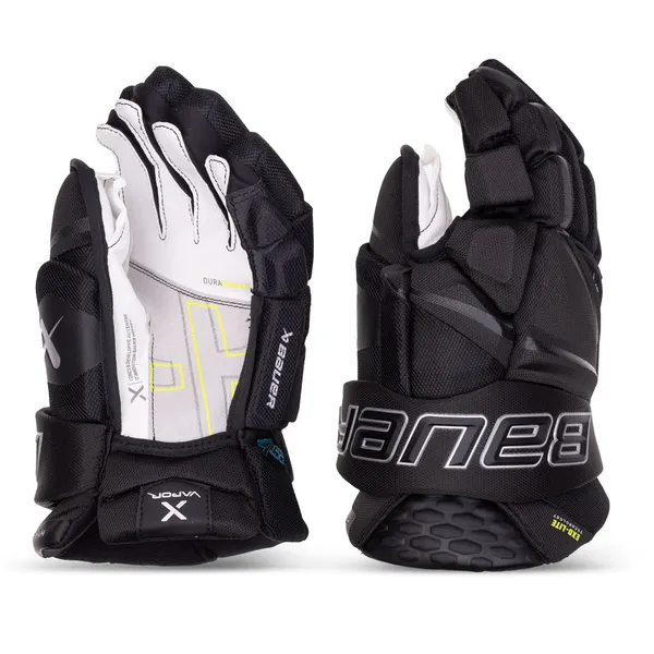 New Bauer Vapor Hyperlite Senior Black Gloves 14"