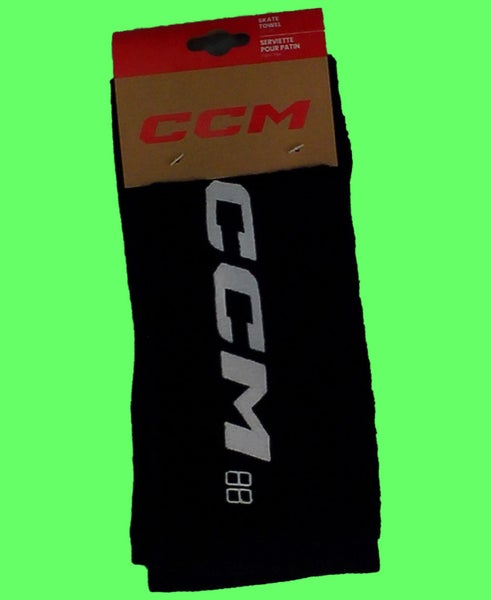 CCM (New) Black Skate Towel 24" x 14"