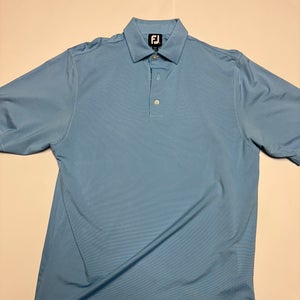 Blue Medium/Large Men's Footjoy Shirt