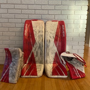 34"  Bauer Ultrasonic Goalie Leg Pads  (Used)