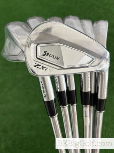 NEW Srixon ZXi5 Forged 2025 Iron Set 4-P / Dynamic Gold 115 Stiff