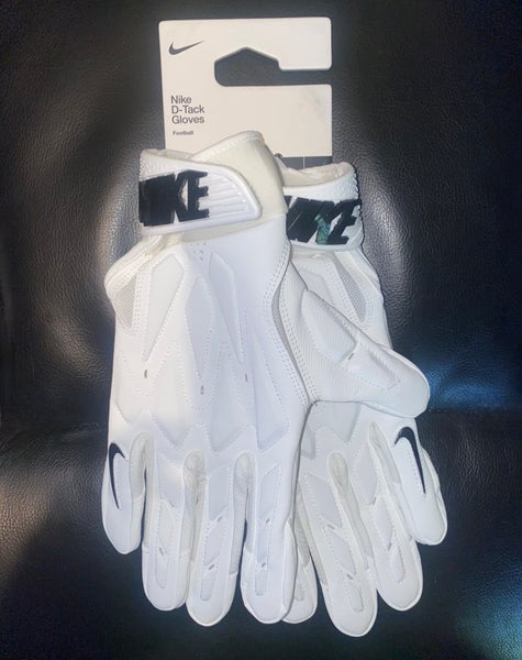 Nike D-Tack 7.0 Football Lineman Padded Gloves, White, XLarge $70.00!!