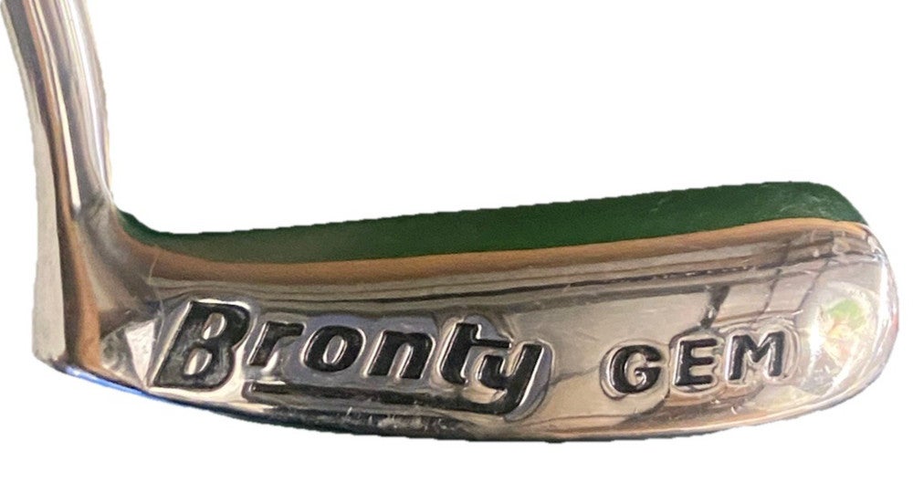 Bronty Gem Stainless Napa Blade Putter RH Factory Grip & Graphite Shaft 35" MINT