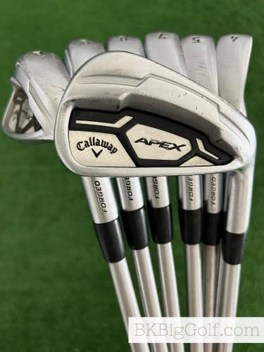 Callaway Apex CF16 Forged Iron Set 4-P / KBS Tour C-Taper 130 X Extra Stiff