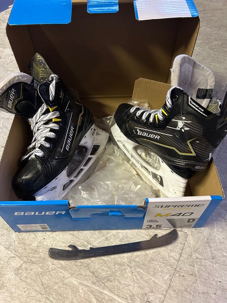Bauer Supreme M40 Hockey Skates Regular Width Size 3.5 (Used)