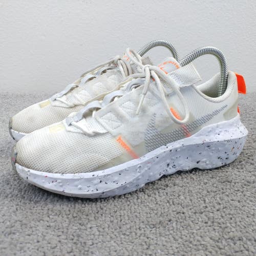 Nike Crater Impact Womens Size 7 Running Shoes White Sneakers CW2386-100